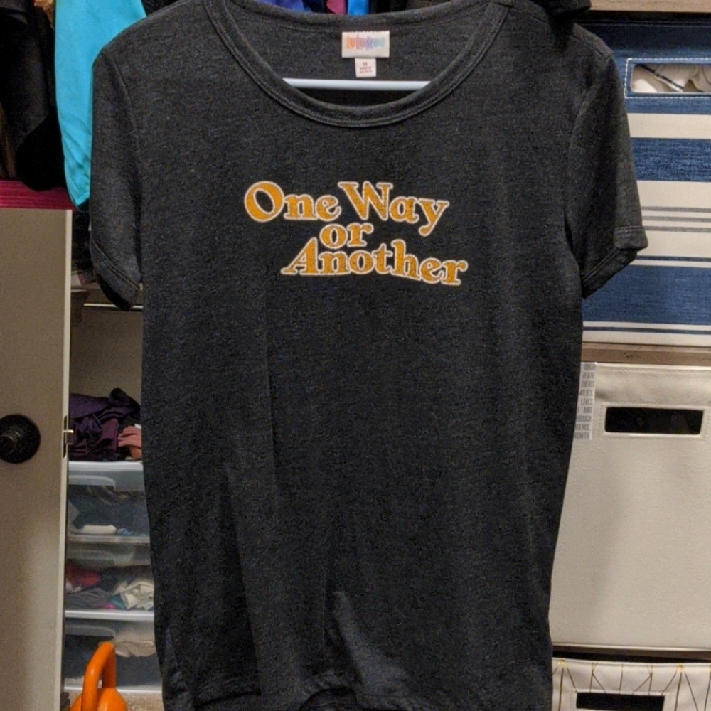 Gray one way or another shirt